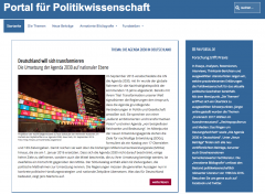 Das Portal für Politikwissenschaft.